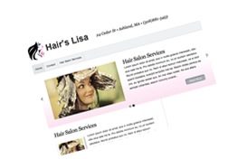 Hair's Lisa MicroSite